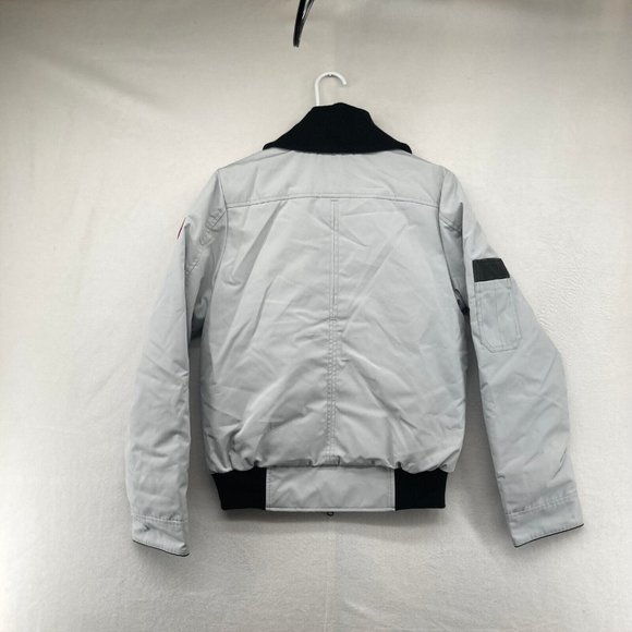 Canada Goose Women's Silverbrich Huron Bomber Jacket size M New - Picture 2 of 12